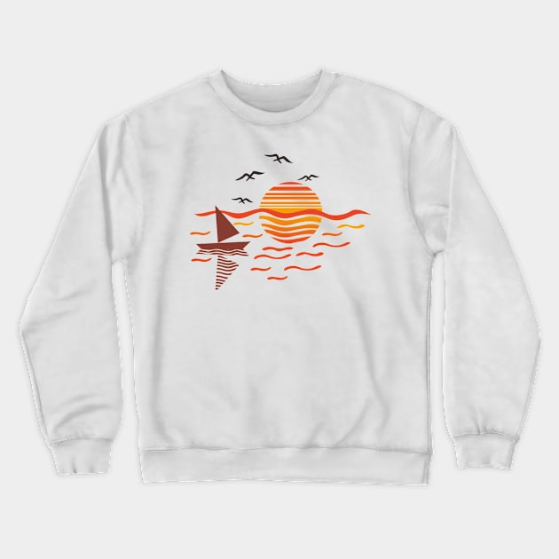 Summer Crewneck Sweatshirt by Hastag Pos